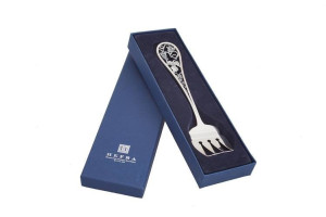 Widelec uniwersalny, posrebrzany