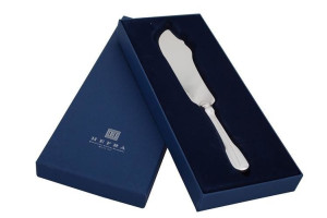 Posrebrzany nóż do tortu