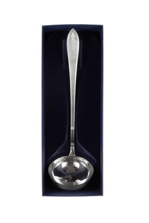 Posrebrzana łyżka wazowa