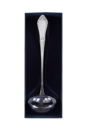 Posrebrzana łyżka wazowa