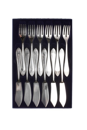 Zestaw sztućców do ryb ze stali szlachetnej - 12 szt.