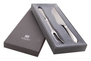 Zestaw sztućców do mięs ze stali szlachetnej - 2 szt.