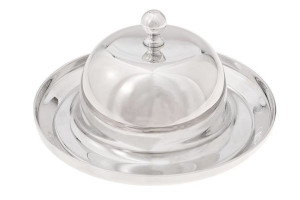 Posrebrzana maselniczka "Księstwo Warszawskie"