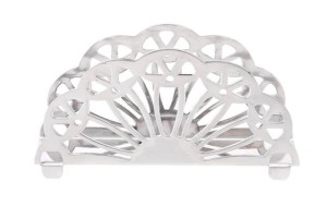 Srebrny serwetnik półokrągły