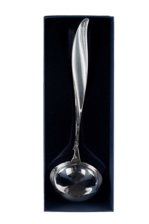 Posrebrzana łyżka wazowa