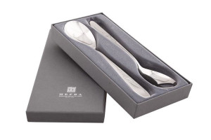 Zestaw sztućców do sałat ze stali szlachetnej - 2 szt.