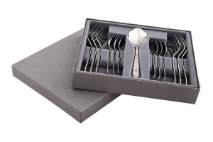 Zestaw sztućców deserowych ze stali szlachetnej - 13 szt.