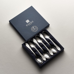 Zestaw posrebrzanych łyżeczek do herbaty - 6 szt.