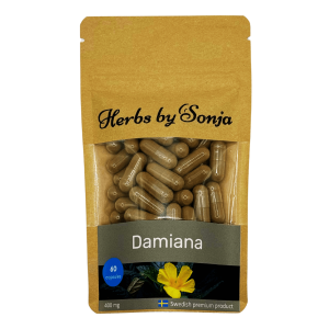 Damiana 400mg – Dietary Supplement | 60 Capsules