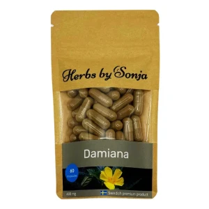 Damiana 400mg – Voedingssupplement | 60 capsules