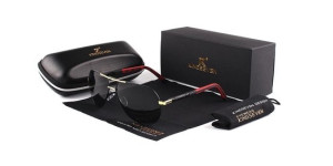 KingSeven Blackstar - Pilotenbril met UV400 en polarisatie filter - Z150