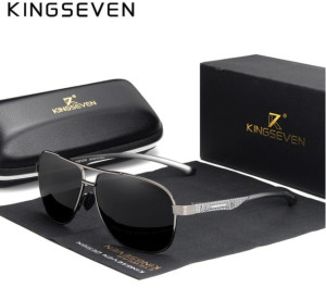 KingSeven Blackstar - Pilotenbril met UV400 en polarisatie filter - Z184