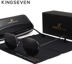 KingSeven Blackstar - Pilotenbril met UV400 en polarisatie filter - Z194