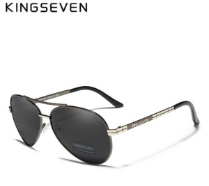 KingSeven Blackstar - Pilotenbril met UV400 en polarisatie filter - Z200