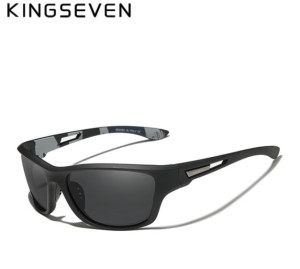 KingSeven Zwart - Sports met UV400 en polarisatie filter - Z202