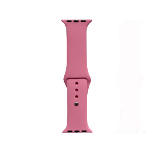 Hidzo Horlogebandje - Geschikt Voor Apple Watch Series 1/2/3/4 - 42MM / 44MM - Siliconen - Roze