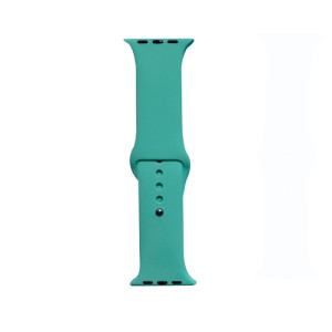 Hidzo Horlogebandje - Geschikt voor Apple Watch Series 1/2/3/4 - 42MM / 44MM - Siliconen - Licht Groen