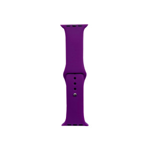 Hidzo Horlogebandje - Geschikt voor Apple Watch Series 1/2/3/4 - 38MM / 40MM - Siliconen - Violet