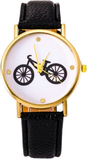 Fiets Horloge - Zwart