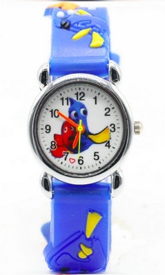 Hidzo Kinderhorloge Nemo Ø 30 mm - Blauw - Siliconen