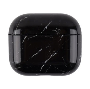 Hidzo - Hoes voor Apple's Airpods Pro - Hard Case - Zwart Marmer