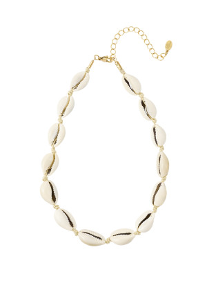 Hidzo ketting - Schelpen - Stainless steel