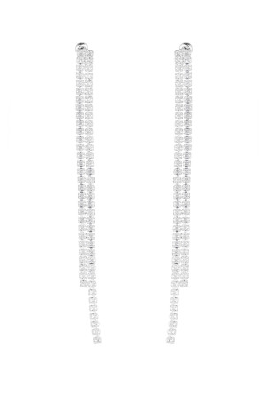 Hidzo oorbellen - Exclusive diamond - Zilverkleurig - Koper