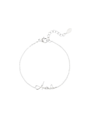 Hidzo armband - Amsterdam - Zilverkleurig - Stainless steel