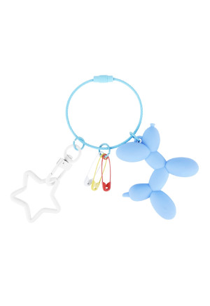 Hidzo Tas accessoires - Dogly pendant - Blauw - Tas hanger