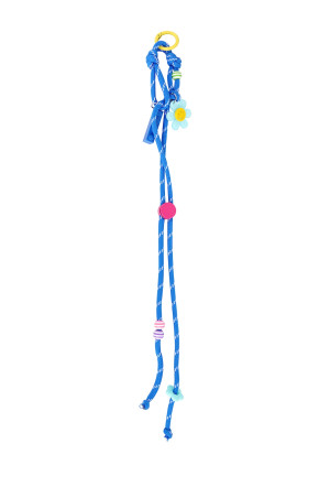 Hidzo Tas accessoires - Happy Flower Pendant - Blue - Tas Hanger