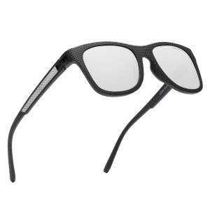KINGSEVEN Zonnebril 745 - Zwart-Zilverkleurig – Heren - Vrouwen - Gepolariseerd - UV400 - Sportief