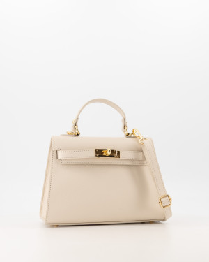Juliet Handtas Crème Leer – Elegante Luxe Damestas