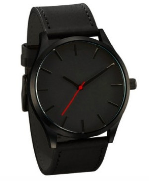 Hidzo Horloge Reloj Ø 47 mm - Zwart - Inclusief horlogedoosje