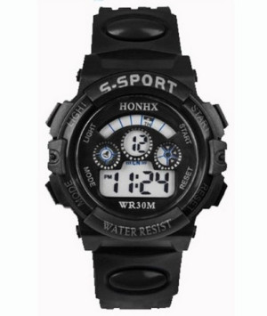 Hidzo S-Sport Horloge - Zwart