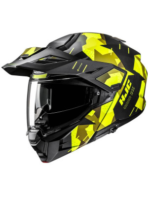 Kask szczękowy HJC I80 Roki czarno-żółty + Gratisy