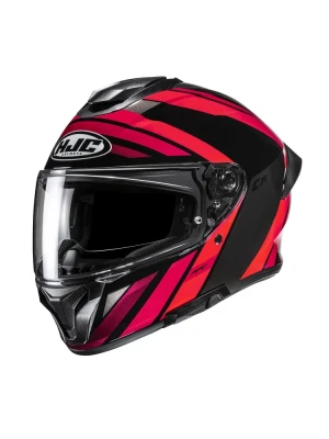 Kask integralny HJC C71 Faber czerwono-czarny + Gratisy