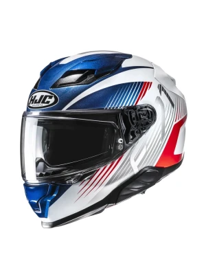 Kask integralny HJC F71 Catos niebiesko-biały + Gratisy