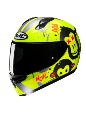 Kask integralny HJC C10 Geti zielono-czarny + Gratisy