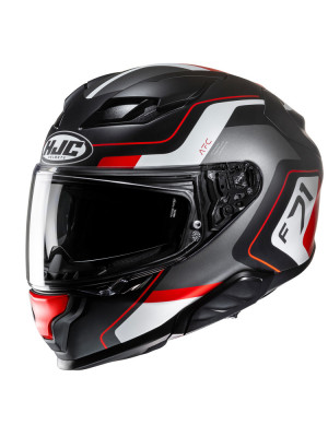 Kask integralny HJC F71 Arcan czarno-biało-czerwony + Gratisy