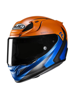 Kask integralny HJC RPHA 12 Kos pomarańczowo-niebieski + Gratisy