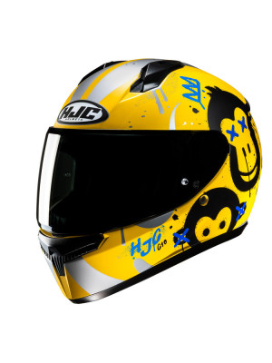 Kask integralny HJC C10 Geti żółto-srebrny + Gratisy