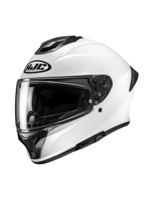 Kask integralny HJC C71 Solid biały + Gratisy