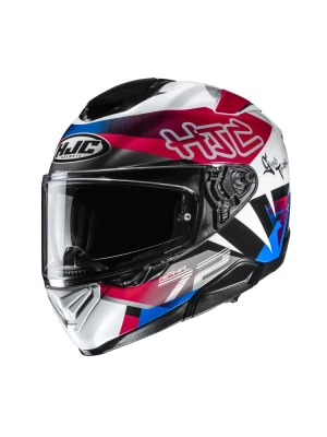 Kask integralny HJC RPHA 72 Goldy biało-czerwony + Gratisy