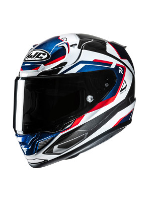 Kask integralny HJC RPHA 12 Brels czarno-biało-niebieski + Gratisy