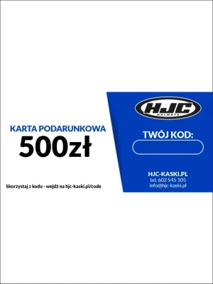 Karta podarunkowa o wartości 500,- PLN