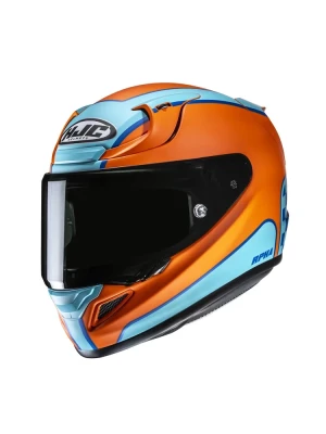 Kask integralny HJC RPHA 12 Respon pomarańczowo-niebieski + Gratisy