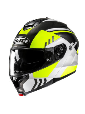 Kask szczękowy HJC C91N Kaon czarno-żółty + Gratisy