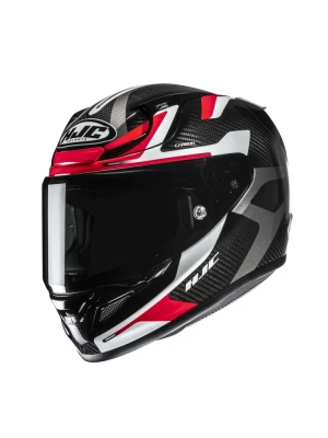 Kask integralny HJC RPHA 12 Carbon Xentra czarno-czerwony + Gratisy