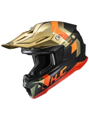 Kask enduro HJC C50 Primal złoto-czarny + Gratisy
