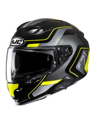 Kask integralny HJC F71 Arcan czarno-żółty + Gratisy